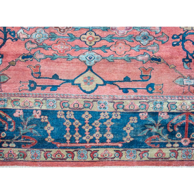 Persian Early 20th Century Persian Sarouk Mahal Rug For Sale - Image 3 of 15
