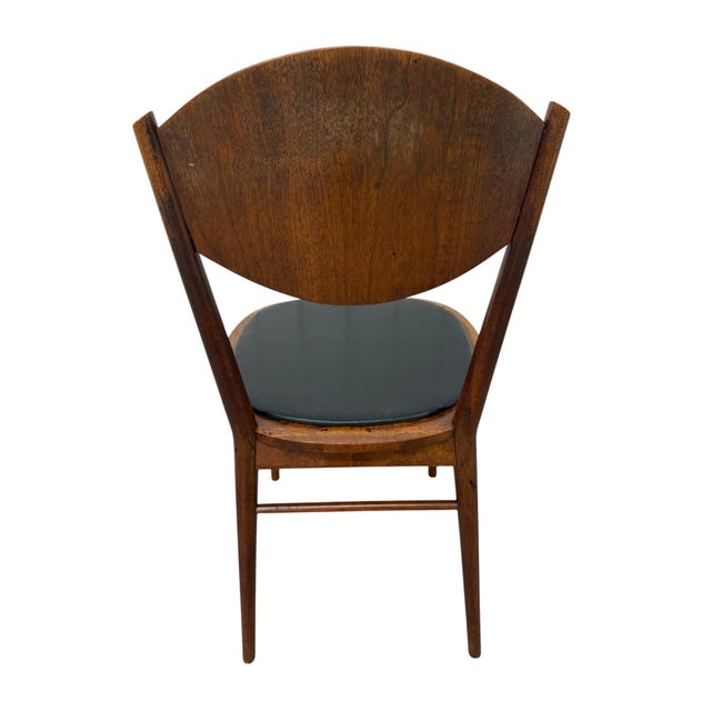 Mid-Century Modern Lane Delineator Paul McCobb Walnut Dining Chairs - Set of 4 For Sale - Image 9 of 9