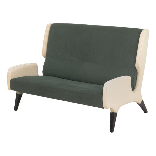 Gio Ponti for Hotel Parco Dei Principi Two-Seat Sofa For Sale