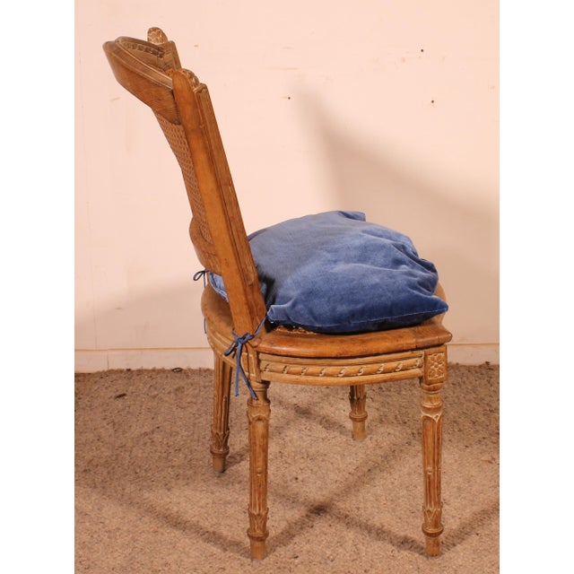 Wood Early 19th Century Directoire Oak Chair For Sale - Image 7 of 14