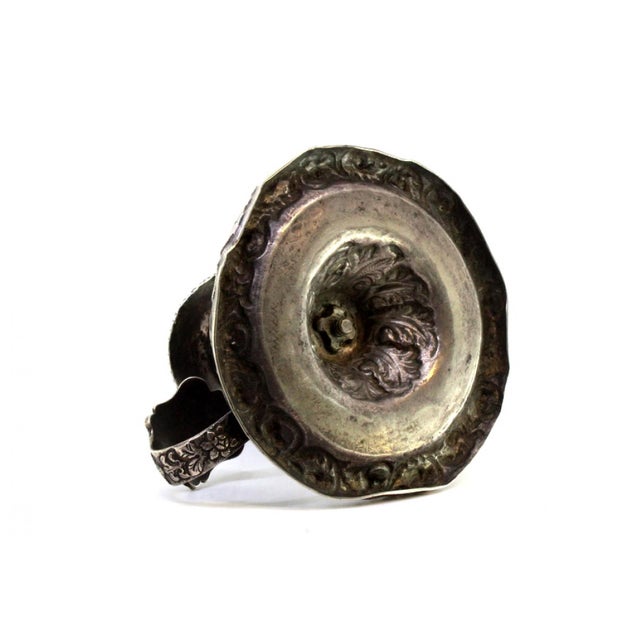 Silver Paddle with Revealed Floral Motifs, in Very Good conditions. Designed before 1890 This piece has an attribution...