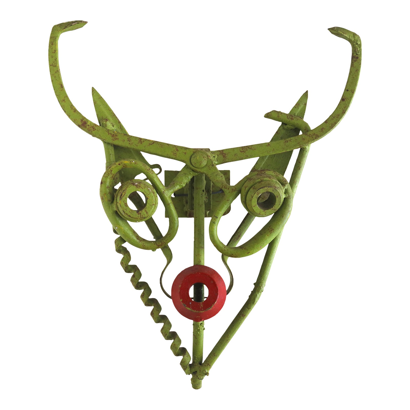 Unbelievable Christmas Vintage Folk Art Rudolph the Red Nosed Reindeer ...