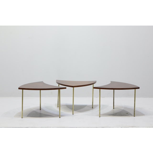 Vintage Coffee Tables by Peter Hvidt & Orla Mølgaard-Nielsen for France & Søn, 1955, Set of 6 For Sale - Image 6 of 13