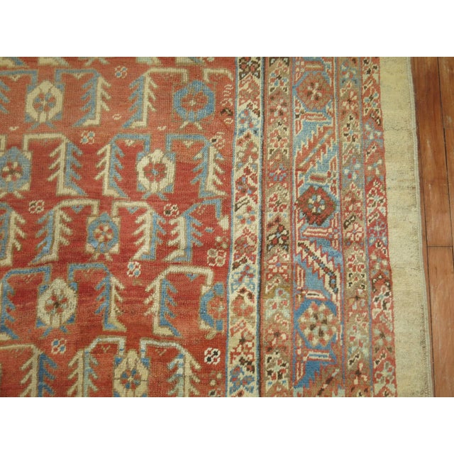 Contemporary Antique Persian Bakshaish Rug - 7'9" x 9'8" For Sale - Image 3 of 18