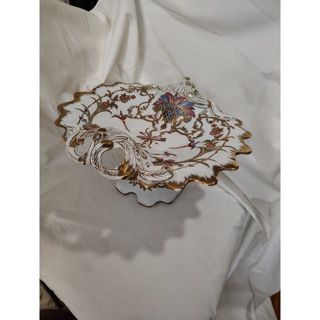 Late 19th Century Antique Napoleon III Porcelain Server For Sale - Image 5 of 8