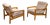 Vintage Cherrywood Lounge Chairs, 1960s, Set of 2 For Sale