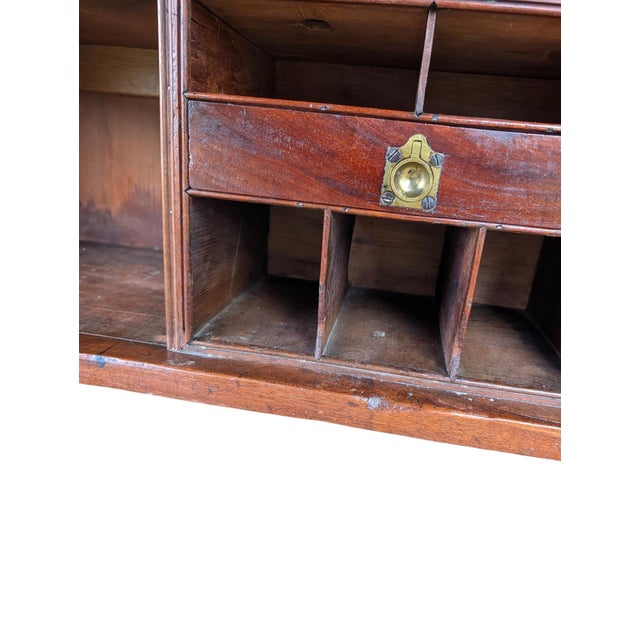 Early 20th-Century Desktop Specimen & Document Cabinet With Working Key For Sale - Image 12 of 18