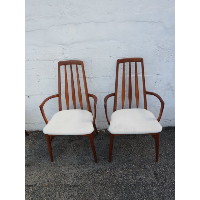 Wood Koefoeds Hornslet Denmark Danish Modern Dining Dinette Chairs Set of Six 6019 For Sale - Image 7 of 16