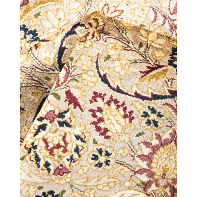 Textile Mogul, One-of-a-Kind Hand-Knotted Area Rug - Ivory, 4' 6" x 7' 3" For Sale - Image 7 of 8