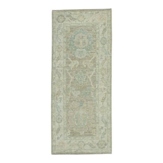 Turkish Oushak Rug 2'2"x 5'2" #19445 For Sale