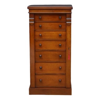 Victorian Wellington Chest in Mahogany, 1860 For Sale