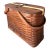 Vintage 1940s Abercrombie and Fitch Woven Picnic Basket For Sale