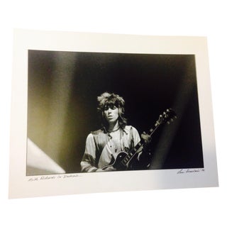 Vintage Keith Richards Rolling Stones Photograph For Sale