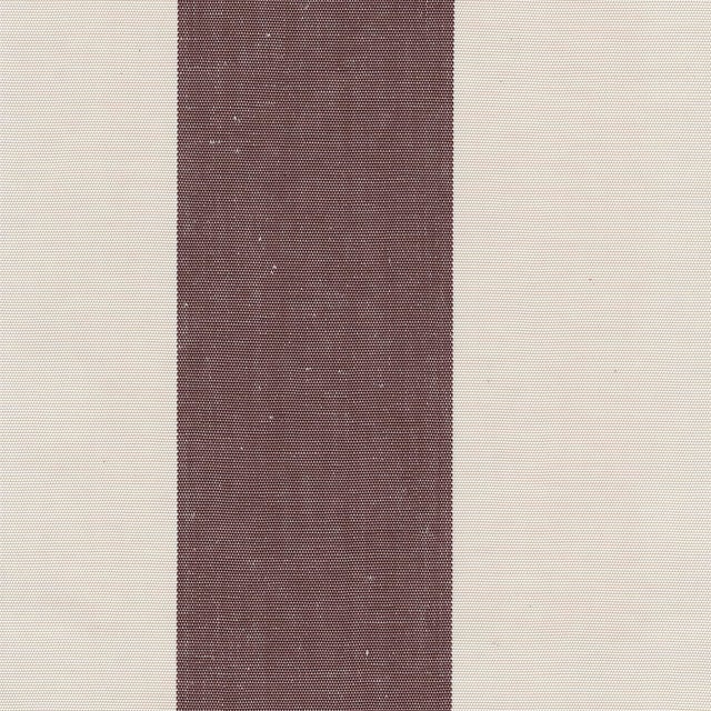 English Sophie Conran Coco Armchair - Chocolate Stripes with Knife Edge Cushion For Sale - Image 3 of 5