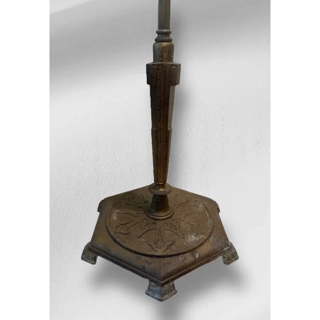 Mutual Sunset Lamp Co. 1920s Mutual Sunset Company Art Deco Floor Lamp For Sale - Image 4 of 7