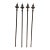 Late 19th Century Victorian Fleur-De-Lis Topped Fence Posts - Set of 4 For Sale