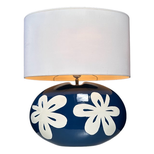 Vintage Ceramic Table Lamp from Casablanca Licht, Germany, 1980s For Sale