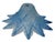 1970s 15" Vintage 1970s Lavorazione Arte Murano Powder Blue Splash Centerpiece Bowl For Sale - Image 5 of 10