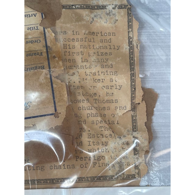 Pair Rare Italian Hand Painted Pastoral Panels, Harvest Time, Duane Perrigo For Sale - Image 11 of 12