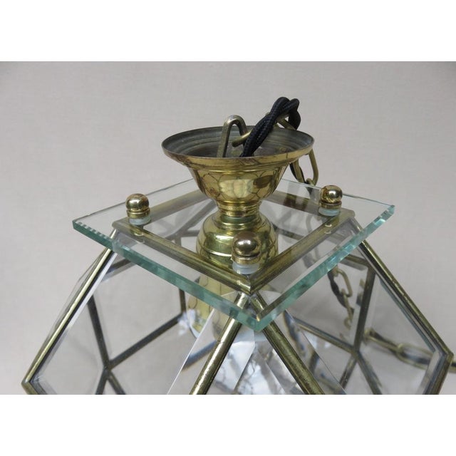 Art Nouveau Octagon Ceiling Light in the style of Adolf Loos For Sale - Image 13 of 18