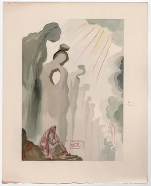 Salvador Dali, The Second Frame, 1964, Original Woodcut