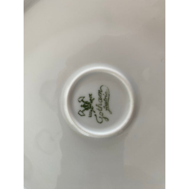 Early 20th Century Blue and White Early 19th Century Gotham Set of 3 Plates For Sale - Image 5 of 9