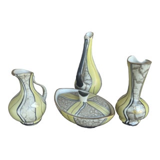 Mid Century Bay Keramik Germany Florenz Art Pottery Collection - Rare For Sale