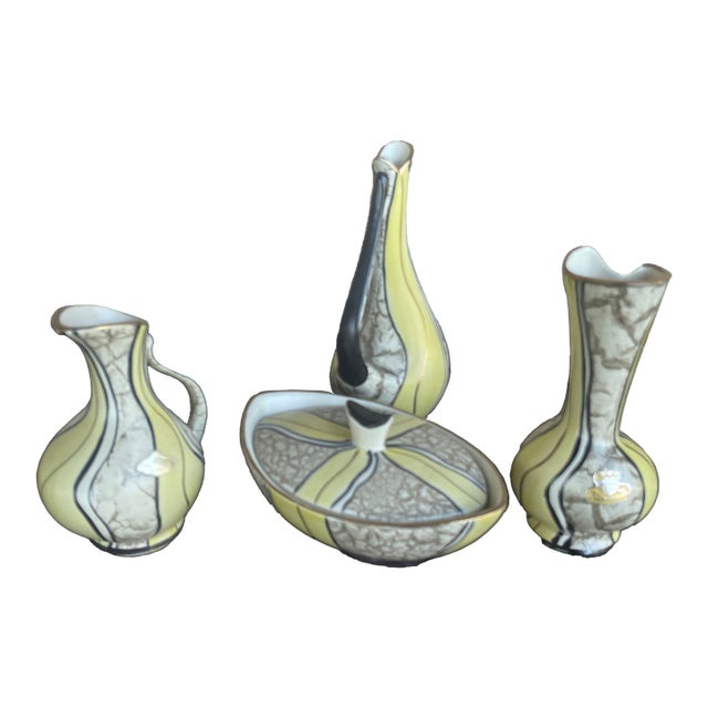 Mid Century Bay Keramik Germany Florenz Art Pottery Collection - Rare For Sale