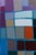 Blue "Squares / Turquoise Purple Orange" Large Abstract Oil Painting by Simon Findlay For Sale - Image 8 of 17