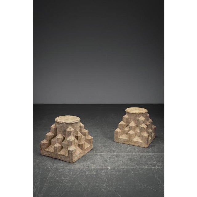 1850s Architectural Elements or Column Bases dimensions (cm): h51,5 x w54 x d54,5 cm I have official proof of authenticity...