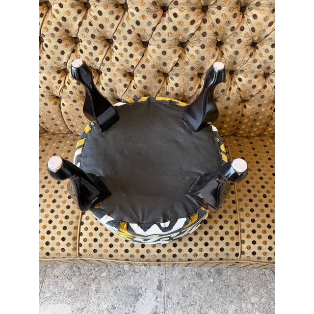 1920s Hungarian Art Deco Foot Stool In For Sale - Image 11 of 14