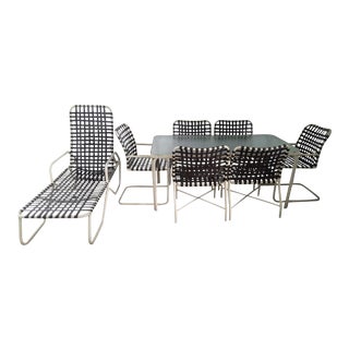 Meadowcraft Key West Tubular Aluminum Outdoor Furniture - 8 Pieces For Sale
