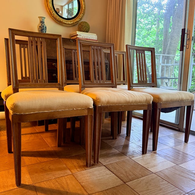 Set of 6 Kenny Ball Antique Chairs For Sale - Image 9 of 10