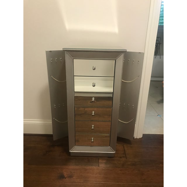 Febe Free Standing Jewelry Armoire With Mirror Willa Arlo