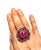 Bochic "Flamenco" Vintage Ruby & Multi Color Gems Cocktail Ring 18K Gold & Silver For Sale - Image 13 of 18