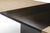 Oak and Bronze Extension Dining Table Designed by Greg Sheres. The "Barcelona" dining table features an elegant...