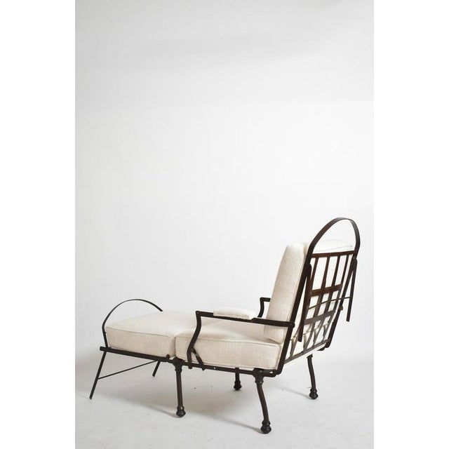 Officer's lounge chair, XIXth c. Height: 70 cm - 27.56 in Length: 150 cm - 59.06 in Width: 60 cm - 23.62 in Seating...