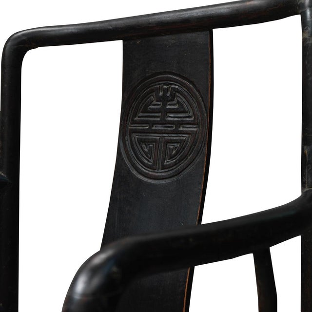 Set of Southern Official Chairs in Elm For Sale - Image 11 of 13