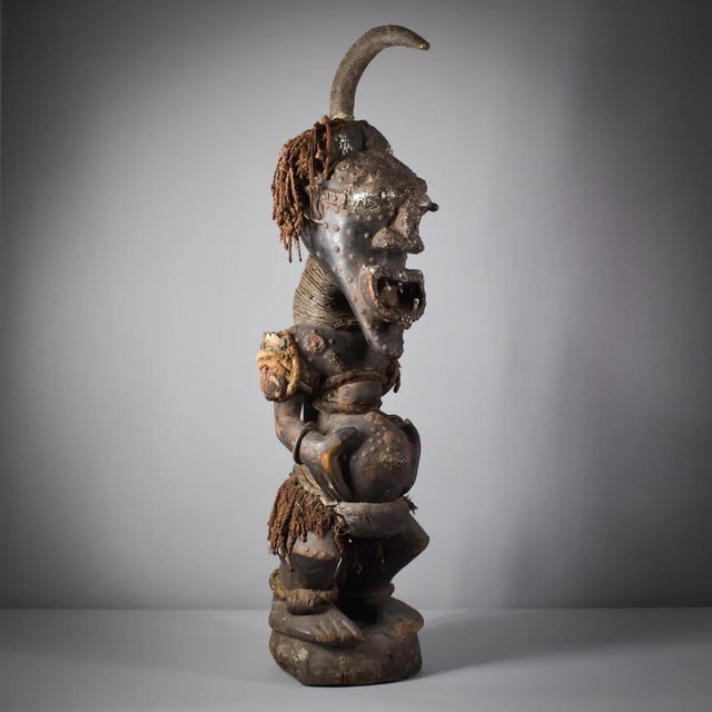 Early 20th Century Songye Nkishi Power Fetish Figure For Sale - Image 11 of 12