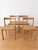 Wood Vintage Chairs in Cane and Wood, 1970, Set of 4 For Sale - Image 7 of 7