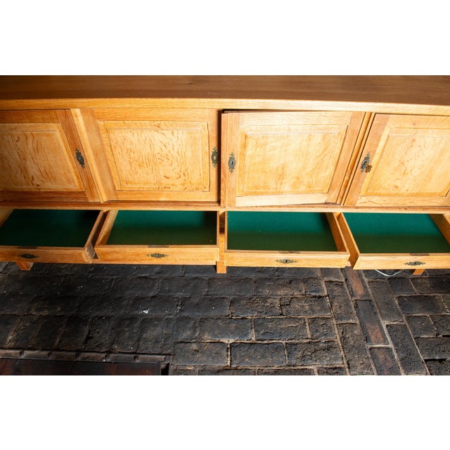 1960s Danish Oak Sideboard by Henning Kjaernulf, Mid-Century Modern, Attributed For Sale - Image 13 of 13
