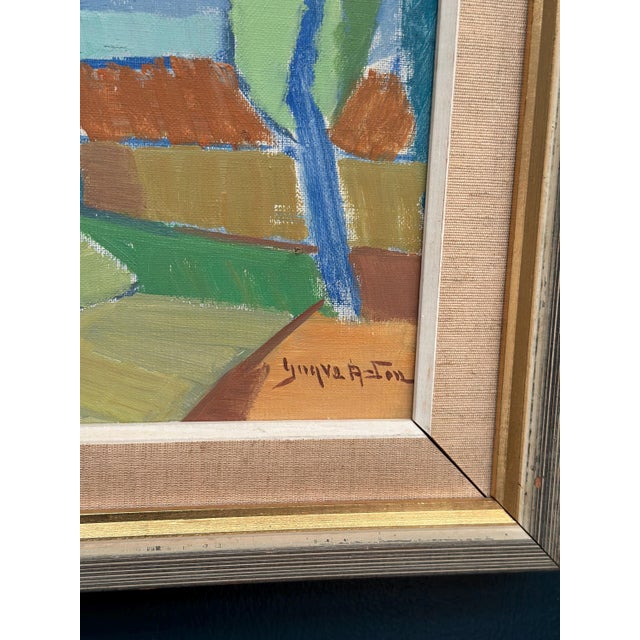 Yngve Andersson, Fractured Horizon, 1960s, Oil on Canvas For Sale - Image 16 of 17