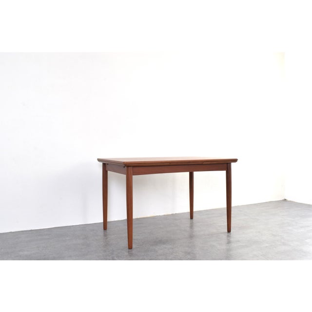 Mid-Century Danish Teak Extendable Dining Table, 1960s For Sale - Image 6 of 18