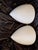 Vintage Minimalist Ceiling Lamps with Opaque White Glass Shades on Brass Brackets, 2000s, Set of 2 For Sale - Image 4 of 7