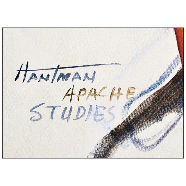 Early 20th Century Apache Studies, Carl Hantman For Sale - Image 4 of 4