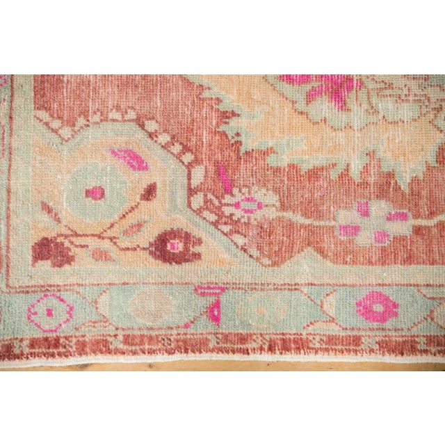 Vintage Distressed Oushak Rug Runner - 2'9" X 5'7" For Sale In New York - Image 6 of 8