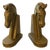 Vintage German Brutalist Brass Horse Bookends, 1960s, Set of 2 For Sale