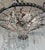 Neoclassical Myran Allan Luxury Lighting Neoclassical Antique Silver Bohemian Crystal Semi-Flush Mount For Sale - Image 3 of 6