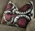 2020s Contemporary Magenta Red Handmade Velvet Throw Pillow & Down Insert For Sale - Image 5 of 9