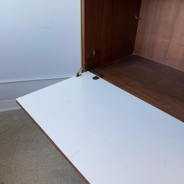 1960s Omni Freestanding Shelving Unit With Secretary Desk Attributed to George Nelson For Sale - Image 12 of 12